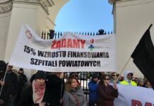Szpitale powiatowe chcą zwiększenia ryczałtu o co najmniej 15 proc.