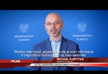 MK: Sytuacja radiacyjna na terenie Polski jest w normie (wideo)