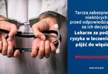 Prezesi Towarzystw Lekarskich apelują o uchylenie zmian dokonanych w art. 37a Kodeksu karnego