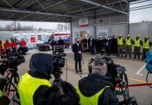 PKN Orlen przekazał szpital tymczasowy w Płocku