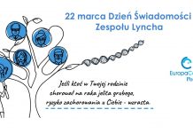 22 marca Dzień Świadomości Zespołu Lyncha (dziedziczny rak jelita grubego)