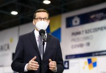 Morawiecki: Celem skierowania na szczepienia dla chętnych w wieku 18+ do 10 maja