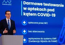 Morawiecki: krótsza kwarantanna, darmowe testy w aptekach