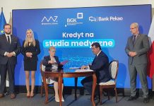 MZ podpisało umowę z Bankiem Pekao i BGK ws. kredytów na studia medyczne